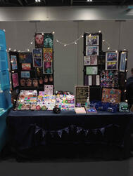 6 foot table setup (megacon london 2025) 6 foot table setup (megacon london 2025)